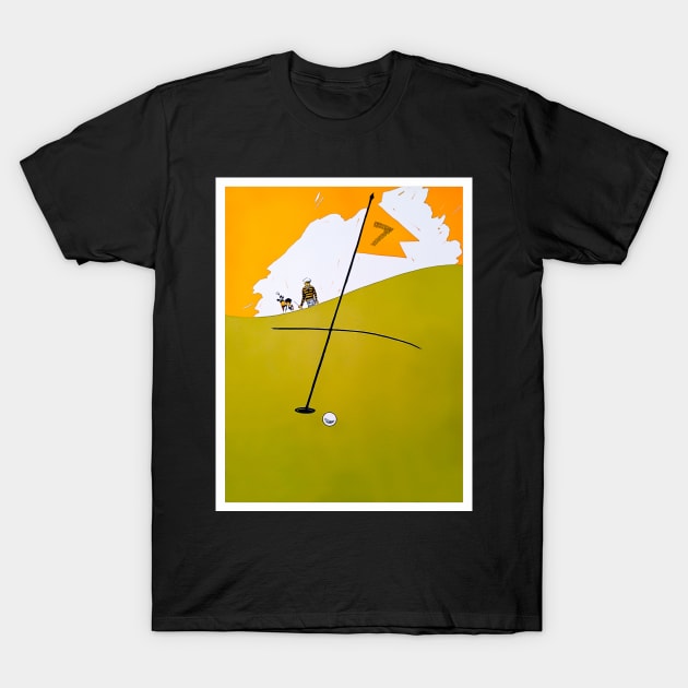 1927 Golf Illustration T-Shirt by ArtShare